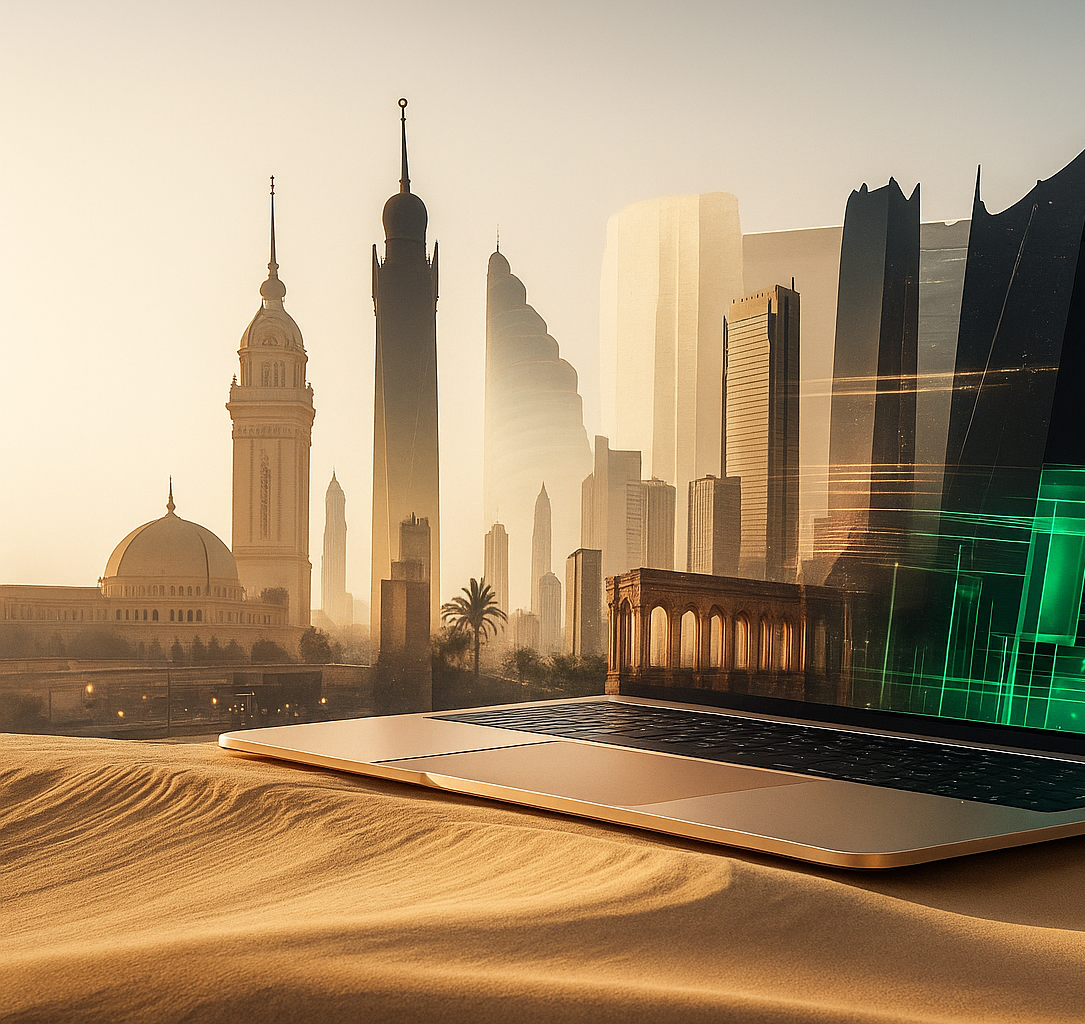 EGL technician working on laptop components